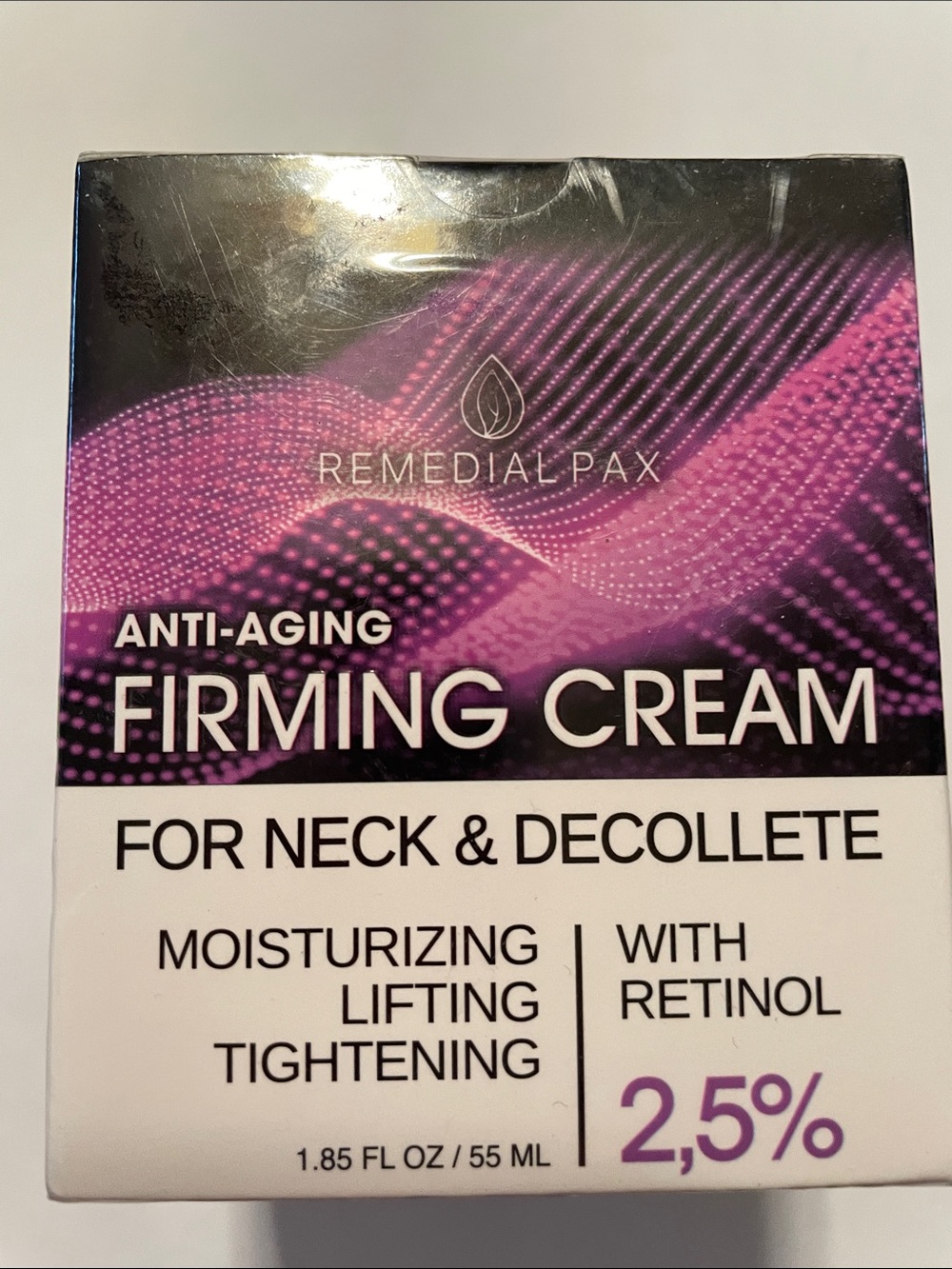 Remedial Pax Anti-Aging Firming Cream designed specifically for the neck New